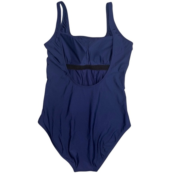 NWT Draper James x Helen Jon Collab Sisterhood Nassau Blue One-Piece Swimsuit M - Picture 7 of 8